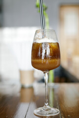 beverages in glases