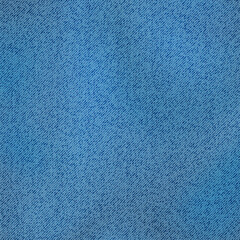 Realistic jeans texture blue color. Jeans textile background. Denim pattern. Square format. Stock vector illustration.