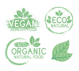 collection green labels