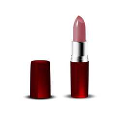 lipstick isolated on white. Vector set. EPS10.