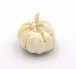 Garlic isolated on white background