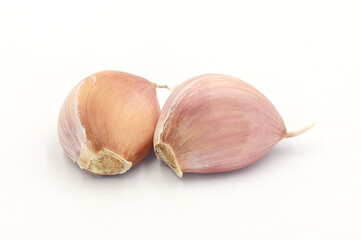 Garlic isolated on white background