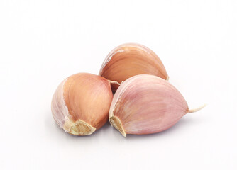 Garlic isolated on white background