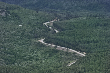 Naklejka premium perú carretera , selva