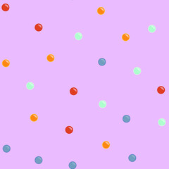 seamless pattern. pink background. bubble. children's print. summer