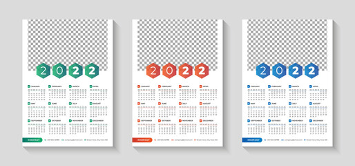 Year 2021 horizontal vector calendar design template, simple, clean and elegant design. Calendar for 2021 on White Background for branding and business advertising. Week Starts on Monday.