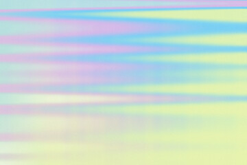Colorful grainy wallpaper gradient. Blue, green sherbet color background. Hologram wavy abstract paper art
