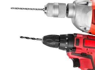 Electric drill or screwdriver.
