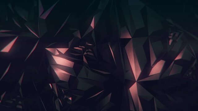 Dark Polygons Abstract Motion Background