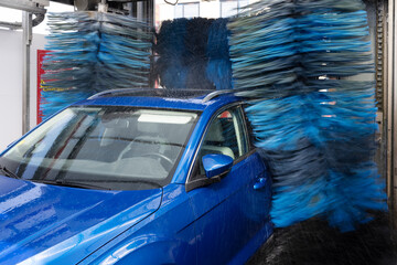 blue car wash