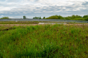 River near the walking trail in park