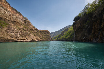 mountain landscape in the republic of Dagestan