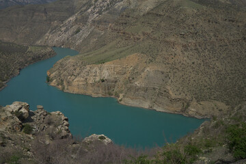 Obraz premium mountain landscape in the republic of Dagestan