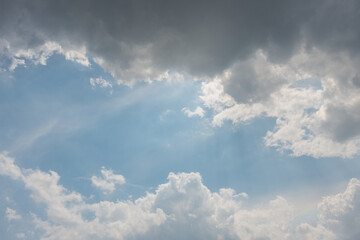 blue sky with clouds