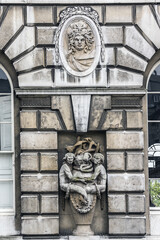 Somerset House - large neoclassical building (1776) in central London. England, UK.