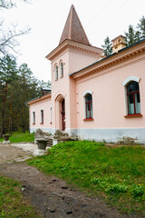 Building in Natalyevka park in Kharkiv region, Ukraine