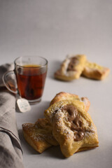 Sweet bread and tea