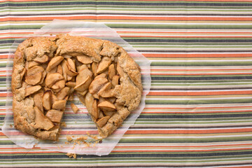 Homemade apple pie
