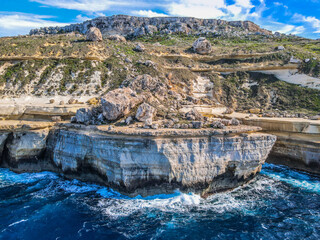 Aerial View of the Maltese islands
