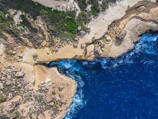 Bird's Eye View of the Maltese Coast
