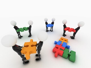 3d Max Teamwork word cloud concept.