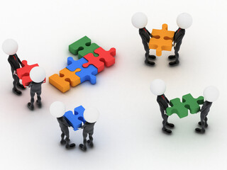 3d Max Teamwork word cloud concept.