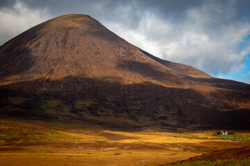Sunrise at the Isle of Skye near Broadford, Scotland, UK, mid-April.