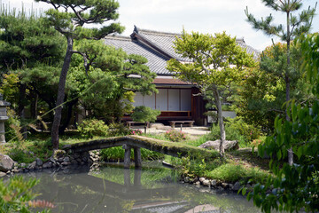 法華寺　庭園と客殿　奈良市