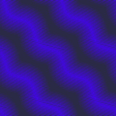 Seamless halftone wavy pattern. Stylish colorful striped texture. Modern vector abstract background.