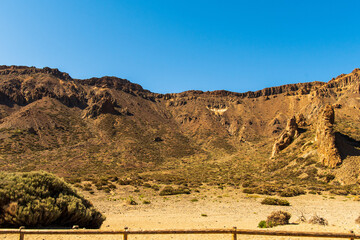 Paisaje en el Parque Nacional del Teide