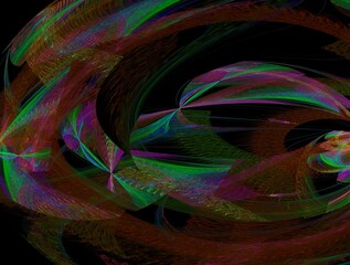 Imaginatory fractal background generated Image