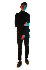 Cool handsome male model