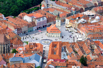 Naklejka premium Brasov Main Square