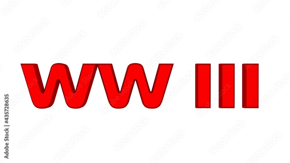 Poster red textured metallic 3d text 