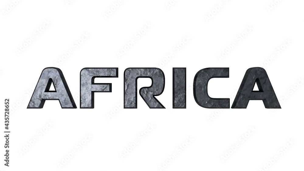 Poster gray graphite 3d text 
