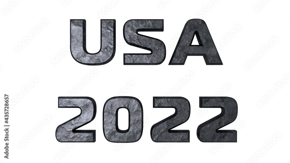 Poster gray graphite 3d text 