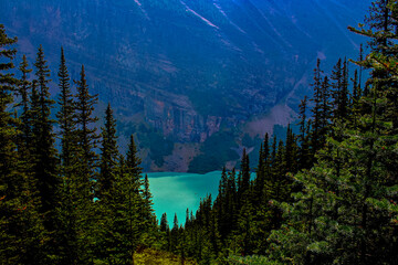 lake in the mountains