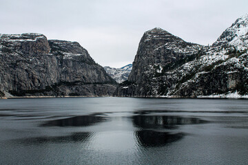 lake in winter