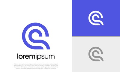 Innovative high tech logo template. Template label for blockchain technology. Technology Logo. Initial Q logo design.