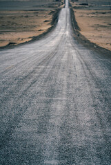 Naklejka premium road in the desert