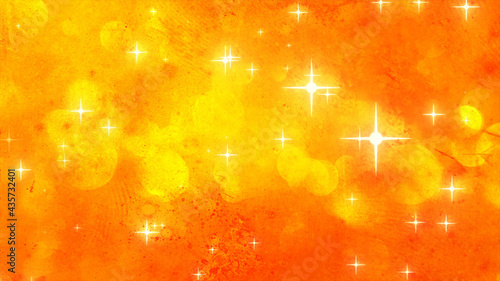 淡い幻想的な黄色とオレンジ色の壁紙 Wall Mural Wallpaper Murals Sunafe