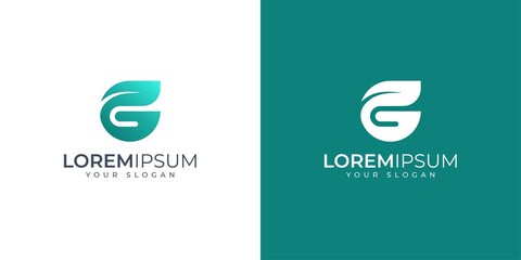 Letter G logo design inspiration - nature g logo
