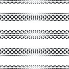 black and white star geometric pattern for background, texture, tile, fabric use