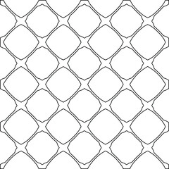 Fototapeta premium Geometric vector pattern with Black and white colors. Seamless abstract ornament for wallpapers and backgrounds. 