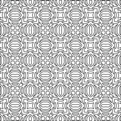 Geometric vector pattern with Black and white colors. abstract ornament for wallpapers and backgrounds.