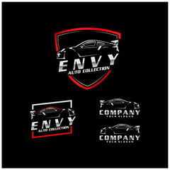 Envy auto collection logo vector