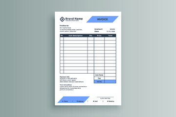 Obraz premium business invoice
