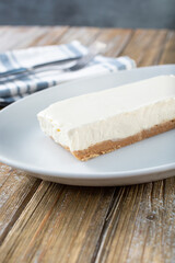 A view of a cheesecake bar.