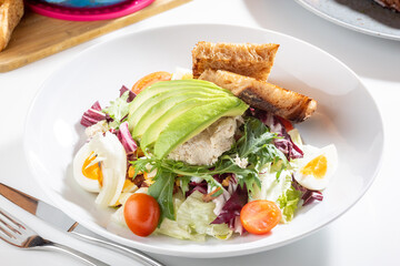 Avocado Lemon chicken salad