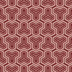 Japanese Geometric Motif Vector Seamless Pattern